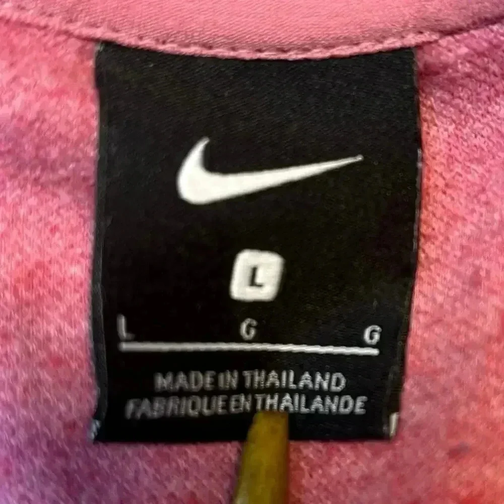 Nike Women’s Pink Half Zip Anorak Loungewear‎ Casual Pullover Sweater Large